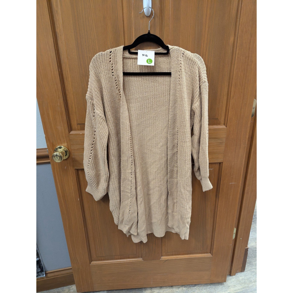 NWTs, knit cardigan from boutique size L